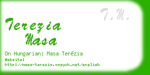 terezia masa business card