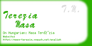 terezia masa business card